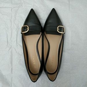 M. Gemi The Bravura flats (black leather) (IT 39)